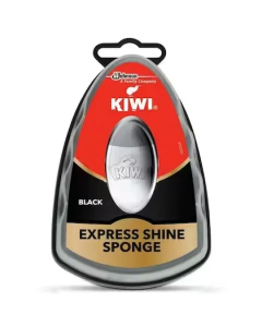Kiwi Express Black Shoe Shine Sponge