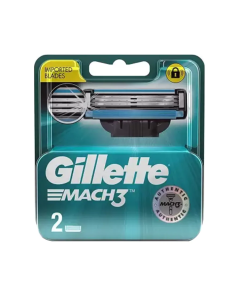 Gillette Mach3 Shaving Blades - 2 Cartridges