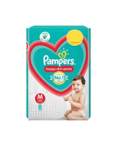 Pampers Happy Skin Diapers Pants M (7-12 Kg)