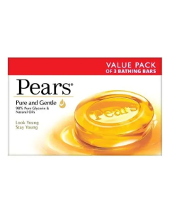 Pears Pure & Gentle Bathing Bar Value Pack - 125 g