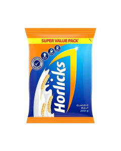 Horlicks Classic Malt Nutrition Drink Powder Pouch