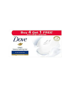 Dove Cream Beauty Bathing Bar - Buy 4 Get 1 Free