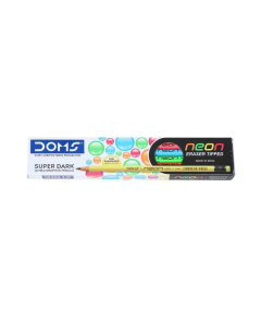 Doms Neon Rubber Tipped Pencil
