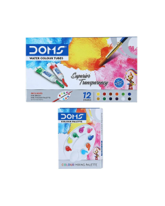 Doms Water Color Tube - 12 Shades