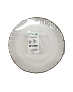 Hi-Reach Duplex White Bio Paper Plate - 12 inch