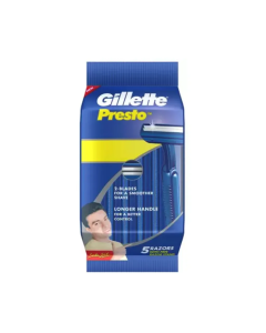 Gillette Presto Value Pack- 5 Pcs