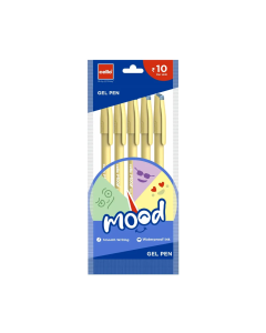 Cello Mood Gel Pen 5 Pc Pouch - Blue