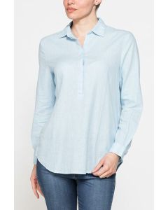 SERAPH SHIRT IN COTTON LINEN FABRIC