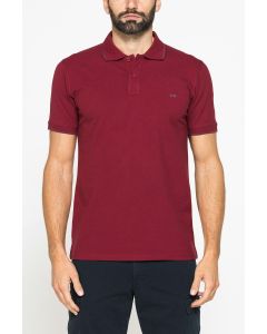 COTTON PIQUET POLO SHIRT WITH CONTRASTING TIPPING