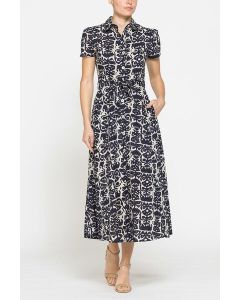 MIDI DRESS IN COTTON VOILE