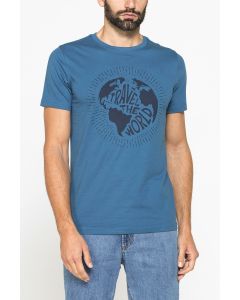 MEN'S CREW NECK T-SHIRT WITH GRAPHIC PRINTS
